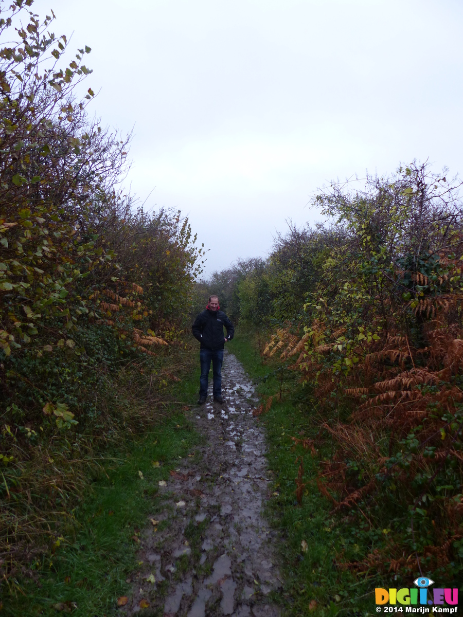 Picture FZ009539 Pepijn in the mud | 20141121 Walk to Llantwit Major ...